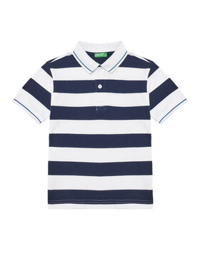 United Colors Of Benetton United Colors Of Benetton Polo 39QAC301T Azul marino Regular Fit