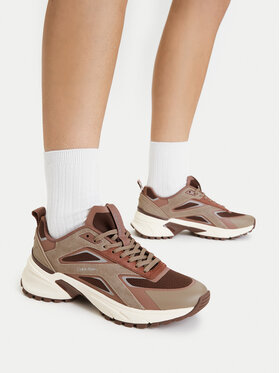 Calvin Klein Αθλητικά Calvin Klein Hike Runner Ck Stripe Refl Su HW0HW03107 Καφέ