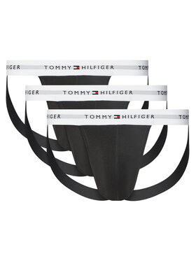 Tommy Hilfiger Tommy Hilfiger Jock Strap alsónadrág szett UM0UM03377 Fekete