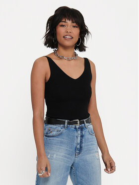 JDY JDY Marškinėliai Nanna 15180497 Juoda Slim Fit