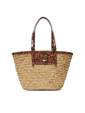 PINKO Soma PINKO Love Summer Basket PE 25 PLTT 103324 A2GO Bēšs