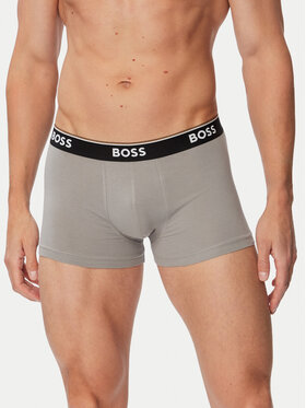 BOSS BOSS Conjunto de calzoncillos boxer Trunk 3P Power Desig 50554443 Gris
