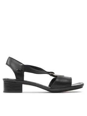 Rieker Sandały Rieker 62662-01 Czarny