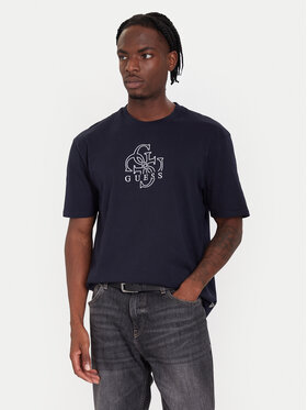 Guess Guess Camiseta M5BI76 I3Z14 Azul Relaxed Fit