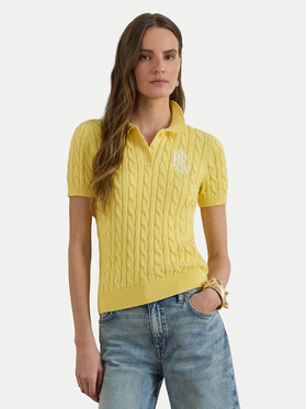 LAUREN RALPH LAUREN LAUREN RALPH LAUREN Поло 200932224017 Світло-жовтий Slim Fit