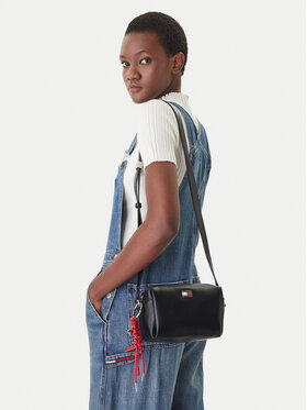 Tommy Jeans Handtasche Tommy Jeans Tjw City Charm Camera Bag AW0AW18456 Schwarz