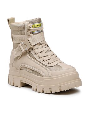 Buffalo Šnurovacia obuv Buffalo Aspha Com1 BN16220651 Béžová