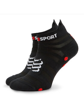 Compressport Īsās zeķes Compressport Pro Racing Socks v4.0 Ultralight Run Low XU00051B Melns