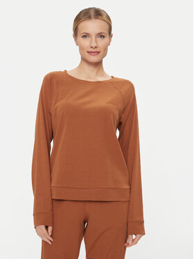 Calvin Klein Underwear Calvin Klein Underwear Pižamos palaidinė 000QS7003E Ruda Regular Fit