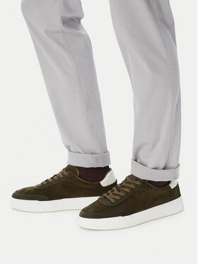 Tommy Hilfiger Sneakersy Tommy Hilfiger Th Court Best FM0FM05821 Zelená