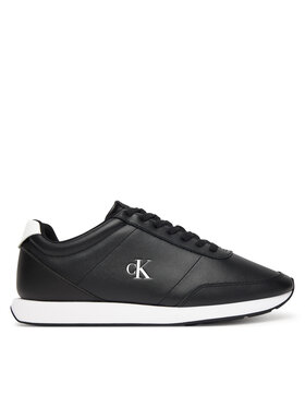 Calvin Klein Snīkeri Calvin Klein Retro Runner Ess Lth YM0YM01355 Melns