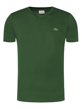 Lacoste Lacoste Marškinėliai TH6710 Žalia Regular Fit