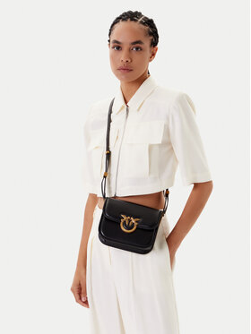 PINKO Kabelka PINKO Love Box Bag Fl Mini 104297 A26L Černá