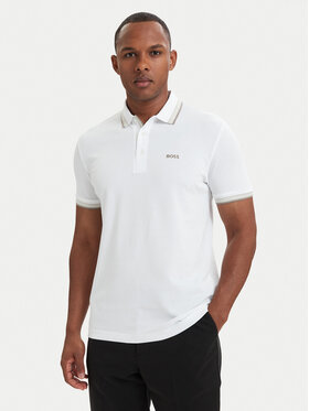 BOSS BOSS Polo Paddy 50469055 Blanco Regular Fit