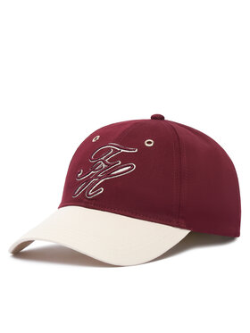 Tommy Hilfiger Kapa s šiltom Tommy Hilfiger AW0AW18678 Bordo rdeča