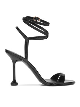 Stuart Weitzman Босоніжки Stuart Weitzman Naudistini Wrap 100 SM910 Чорний