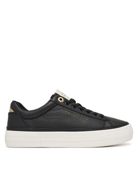 Tommy Hilfiger Tenisice Tommy Hilfiger Th Foxing Platform Leather FW0FW09018 Crna
