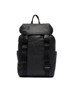 Calvin Klein Rucsac Calvin Klein Rubberized Flap Backpack LV04D3479G Negru