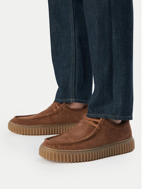 Clarks Туфлі Clarks Torhill Lo 26187376 Коричневий