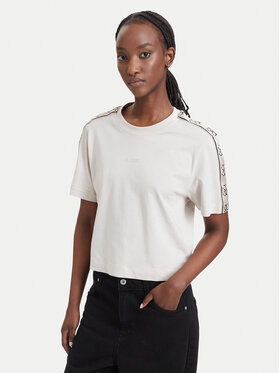 Guess Guess Camiseta V3RI08 I3Z14 Beis Regular Fit