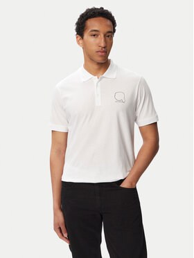 KARL LAGERFELD KARL LAGERFELD Polo 745025 563224 Blanco Regular Fit