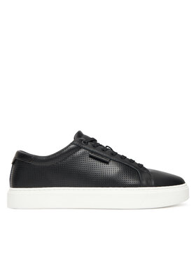 Calvin Klein Sneakersy Calvin Klein Clean Cup Low Laceup Perf Lth HM0HM01870 Čierna