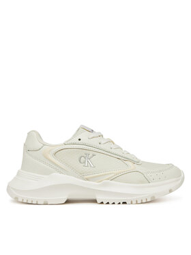 Calvin Klein Jeans Sneakersy Calvin Klein Jeans V3A9-82030-1695530 Écru