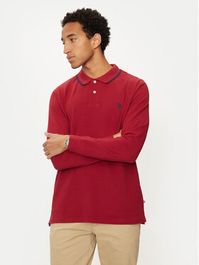 U.S. Polo Assn. U.S. Polo Assn. Polo marškinėliai MUP2255 Raudona Regular Fit