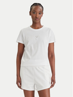 Guess Guess Футболка W6GI10 K3025 Білий Regular Fit