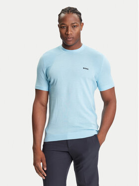 BOSS BOSS Camiseta K_Momentum 50541952 Celeste Regular Fit