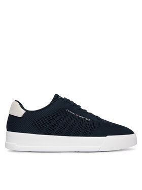 Tommy Hilfiger Superge Tommy Hilfiger Th Court Knit FM0FM05823 Mornarsko modra