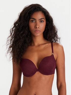 Guess Guess Бюстгальтер push-up O5RC12 KCLB0 Бордовий