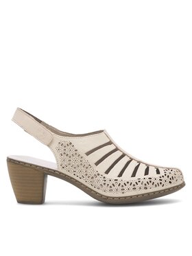 Rieker Polobotky Rieker 40959-60 Béžová