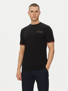 KARL LAGERFELD KARL LAGERFELD Marškinėliai 755020 552221 Juoda Regular Fit