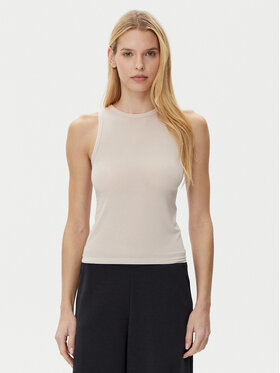 BOSS BOSS Топ Flow 50535807 Бежевий Slim Fit