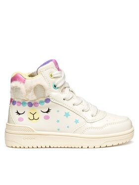 Geox Sneakersy Geox J Washiba J56HXE 0BCKN C1M0G M Bílá