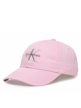 Calvin Klein Cepure ar nagu Calvin Klein Monologo Embroidery Baseball Hat LV04K5026G Rozā