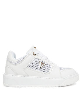 Guess Sneakersy Guess FLTDL2 LEA12 Biela