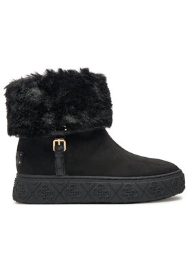 Guess Polokozačky Guess Uncie FLFUNC ESU10 Černá