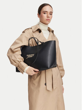 Tommy Jeans Τσάντα Tommy Jeans Tjw Must Tote AW0AW19051 Μαύρο