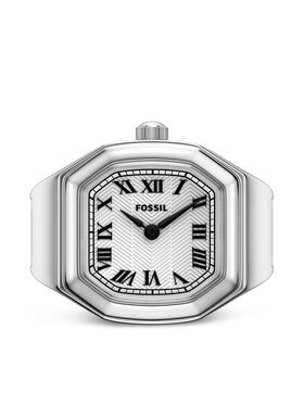 Fossil Годинник Fossil Watch Ring ES5482 Срібний