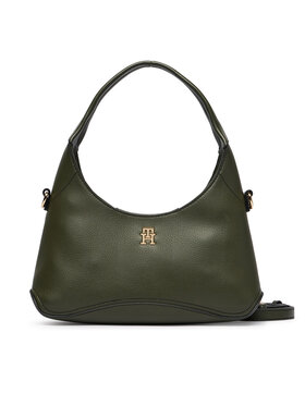 Tommy Hilfiger Táska Tommy Hilfiger Th Everyday Mini Hobo AW0AW19185 Sötétzöld