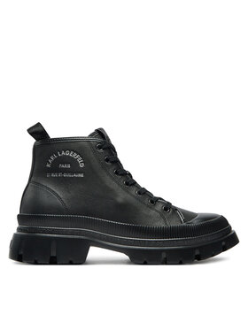 KARL LAGERFELD Turistická obuv KARL LAGERFELD KL25234 Černá