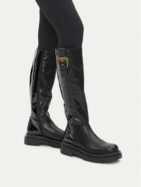 Versace Jeans Couture Чоботи Versace Jeans Couture 79VA3S65 Чорний