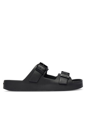 Calvin Klein Чехли Calvin Klein Ergon Eva Double Bar Sandal HM0HM02116 Черен