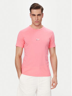 BOSS BOSS Camiseta 50517970 Rosa claro Slim Fit