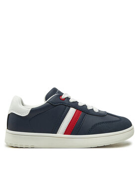 Tommy Hilfiger Sneakersy Tommy Hilfiger Stripe Low Cut Lace-Up Sneaker T3X9-33851-1269 M Tmavomodrá