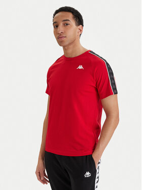 Kappa Kappa Camiseta Banda Coen 303UV10 Rojo Slim Fit