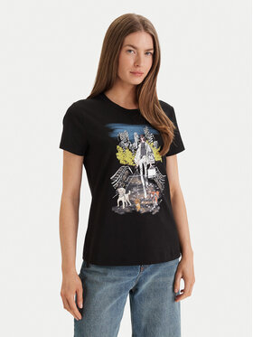 DKNY DKNY Camiseta P61M0WNA Negro Regular Fit