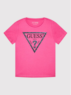 Guess Guess Футболка J73I56 K8HM0 Рожевий Regular Fit